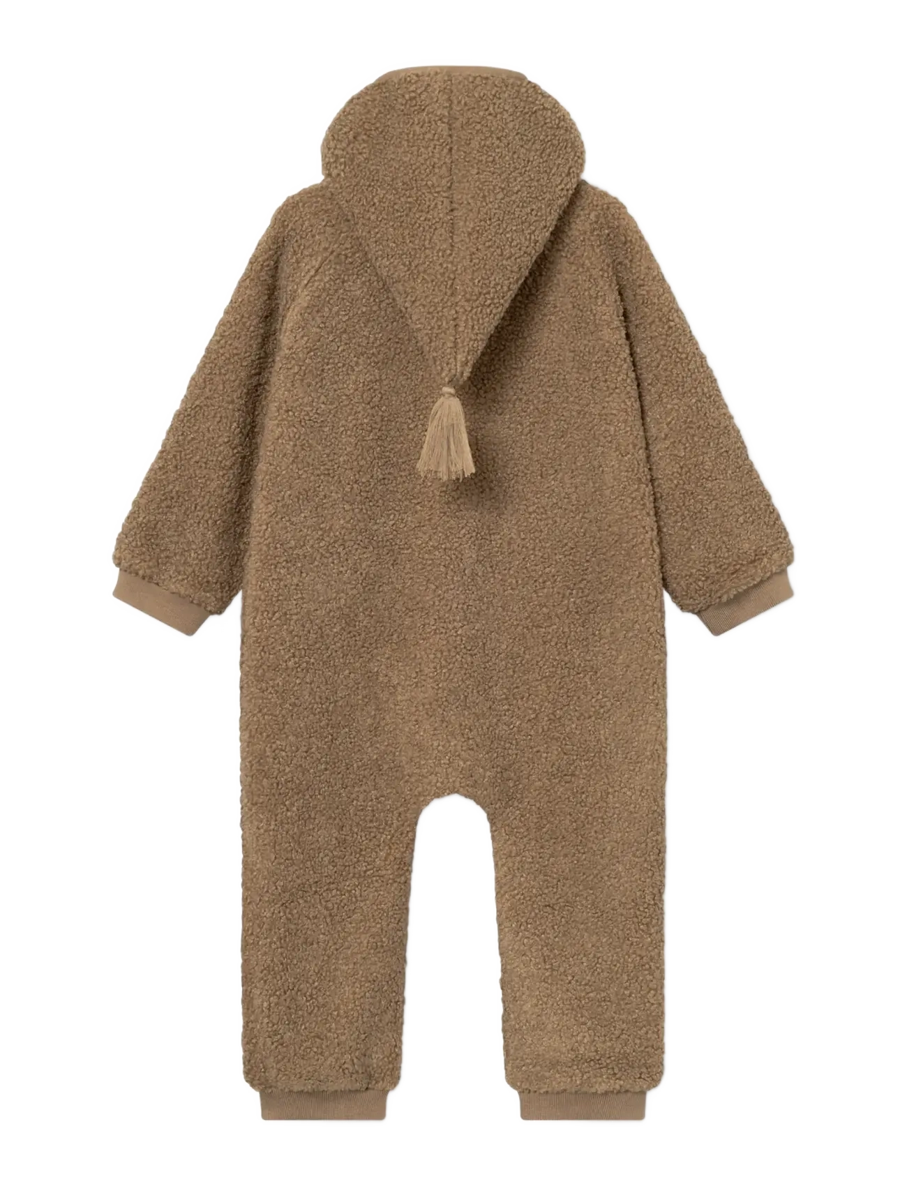 MINI A TURE - MATADEL teddyfleece jumpsuit. GRS - kombinesoonid - otter brown - 4