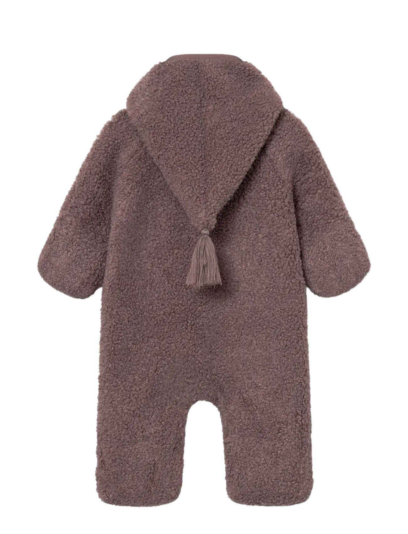 MINI A TURE - MATADEL teddyfleece jumpsuit. GRS - kombinesoonid - peppercorn plum - 2