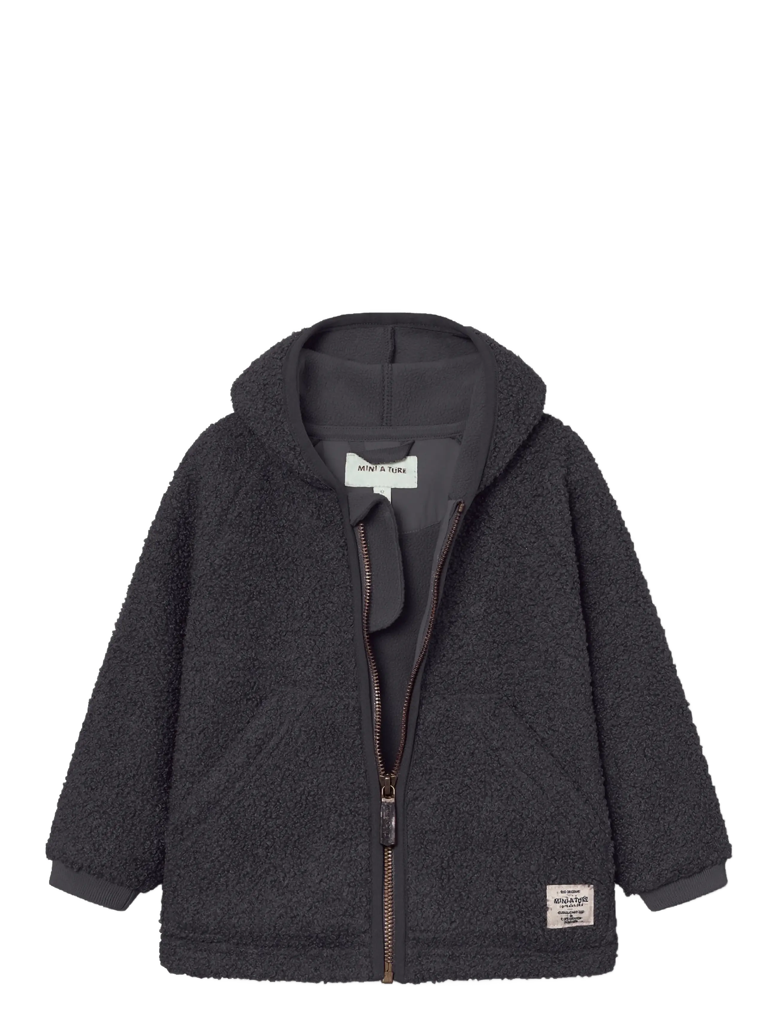 MINI A TURE - MATLIFF teddyfleece jacket. GRS - fliisjakid - forged iron blue - 2