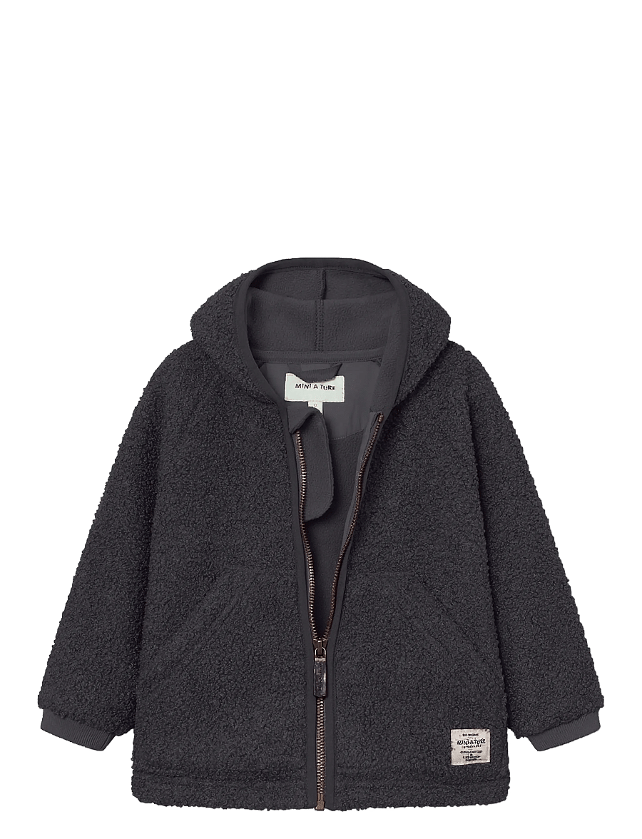 MINI A TURE - MATLIFF teddyfleece jacket. GRS - fliisjakid - forged iron blue - 2