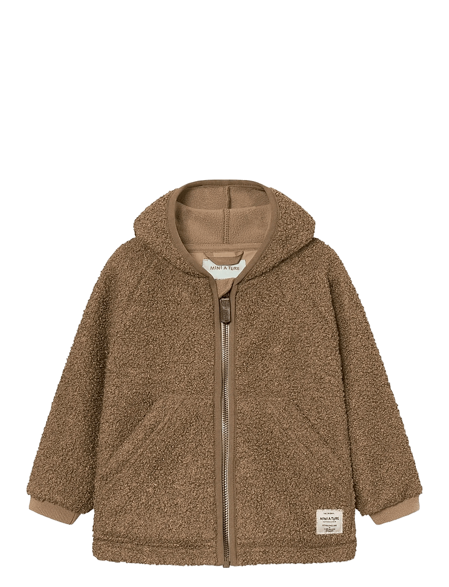 MINI A TURE - MATLIFF teddyfleece jacket. GRS - fliisjakid - otter brown - 1