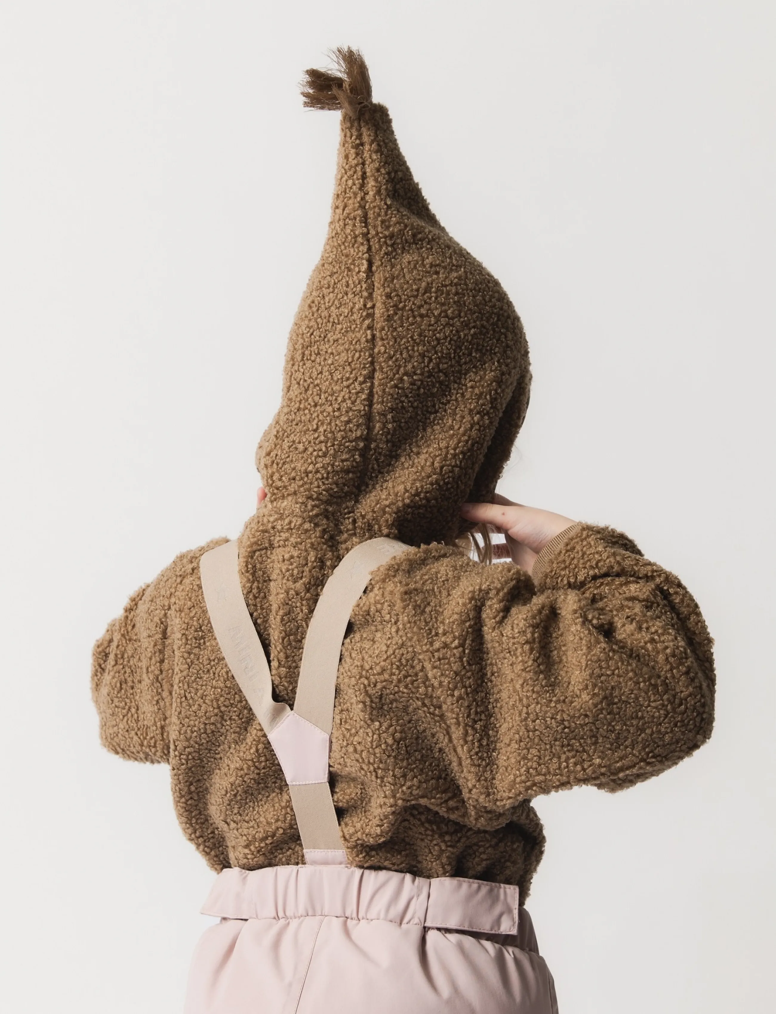 MINI A TURE MATLIFF teddyfleece jacket. GRS - MINI A TURE - OTTER BROWN / brown