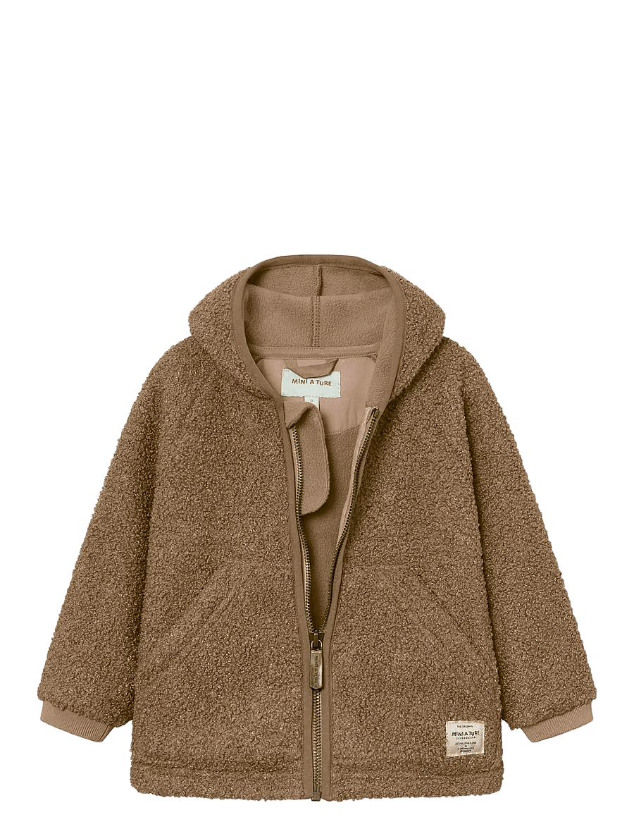 MINI A TURE - MATLIFF teddyfleece jacket. GRS - fliisjakid - otter brown - 3