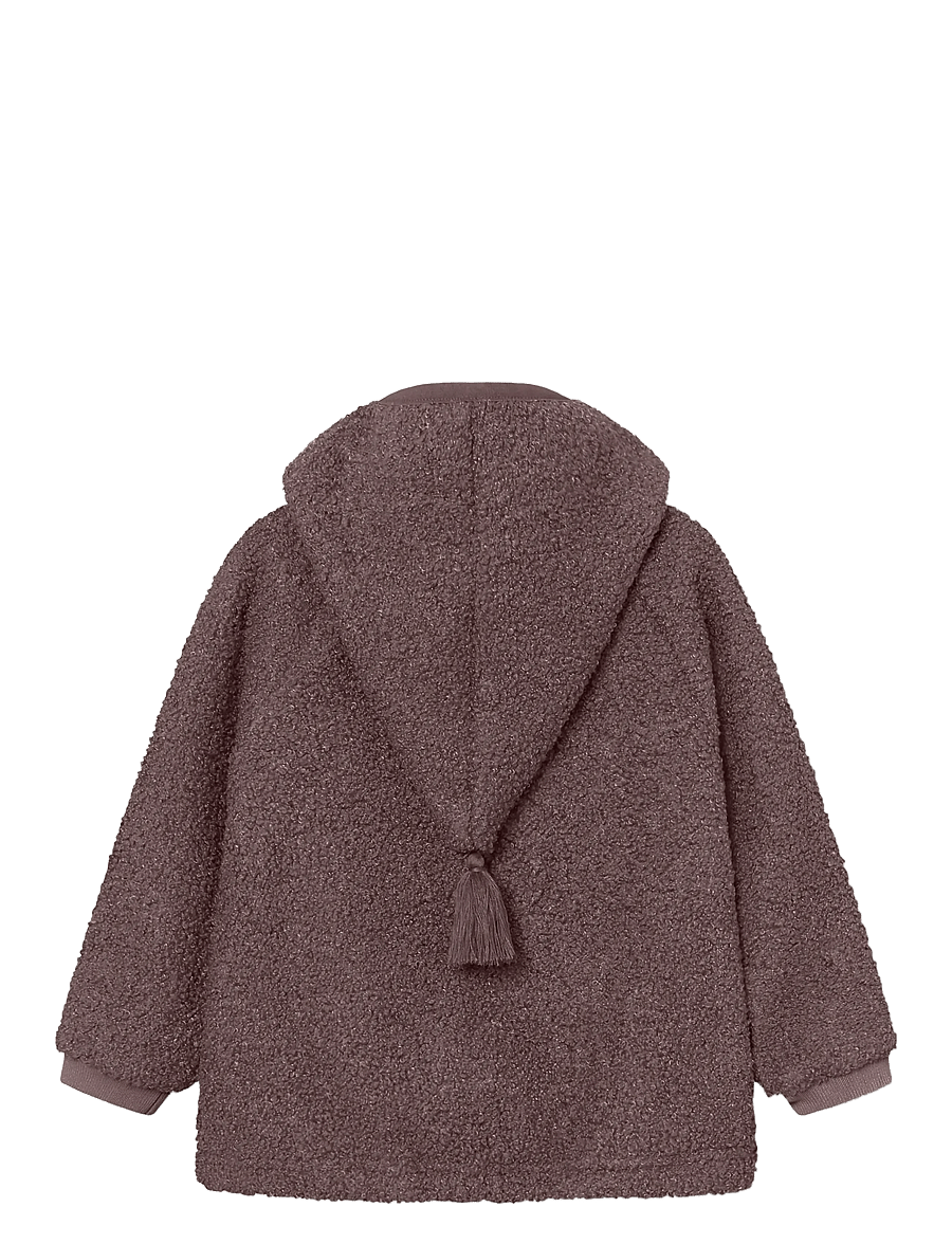 MINI A TURE - MATLIFF teddyfleece jacket. GRS - fliisjakid - peppercorn plum - 1