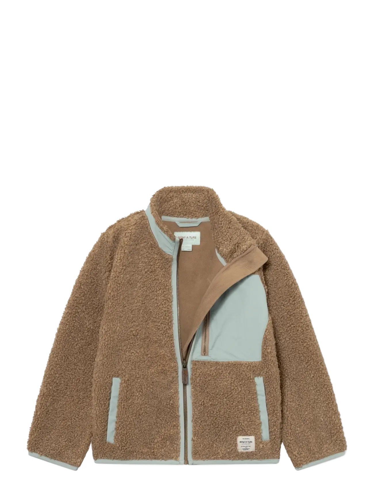 MINI A TURE - MATALINUR teddyfleece jacket. GRS - fliisjakid - otter brown - 3