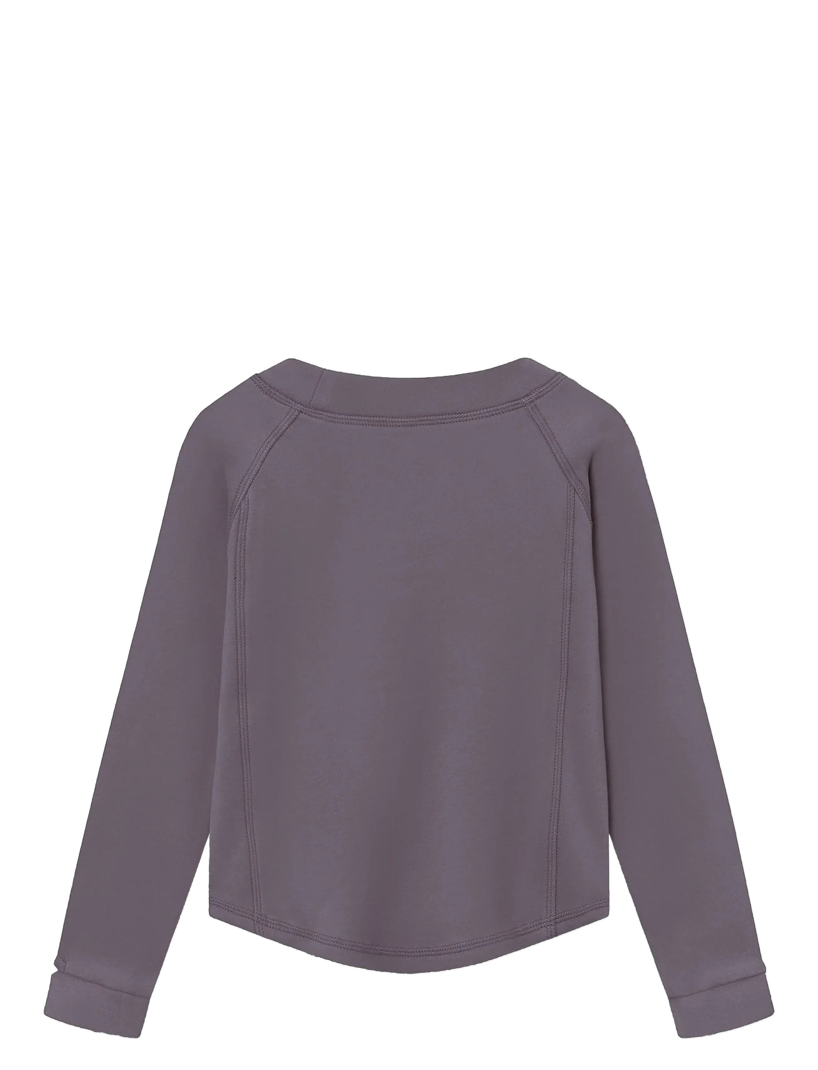 MINI A TURE - MATLENIE light fleece LS t-shirt. GRS - rabbit plum - 2