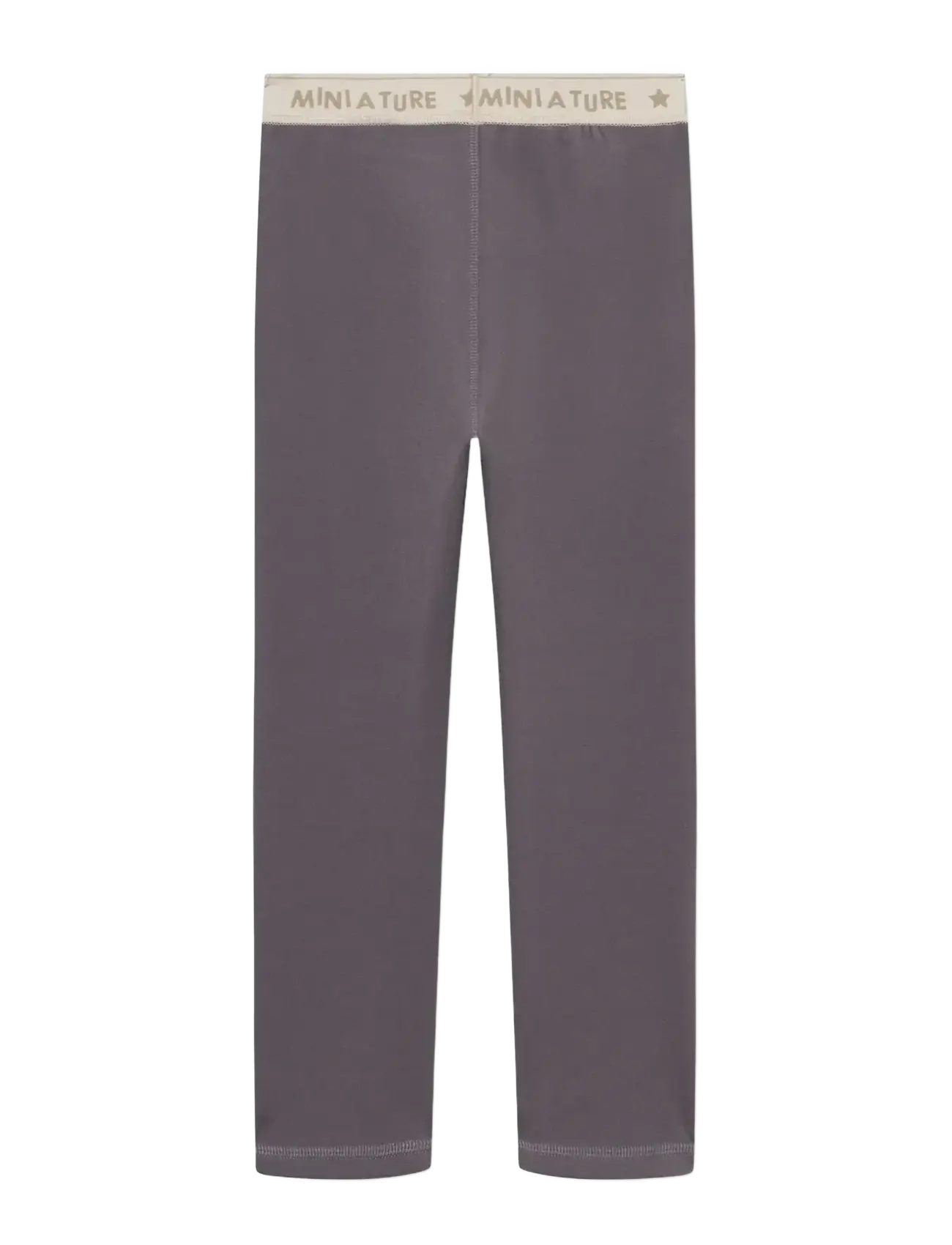 MINI A TURE - MATLEEMA light fleece tights. GRS - rabbit plum - 2