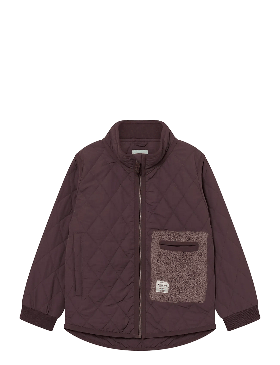 MINI A TURE - MATLOU thermo jacket. GRS - termojoped - fudge aubergine - 1