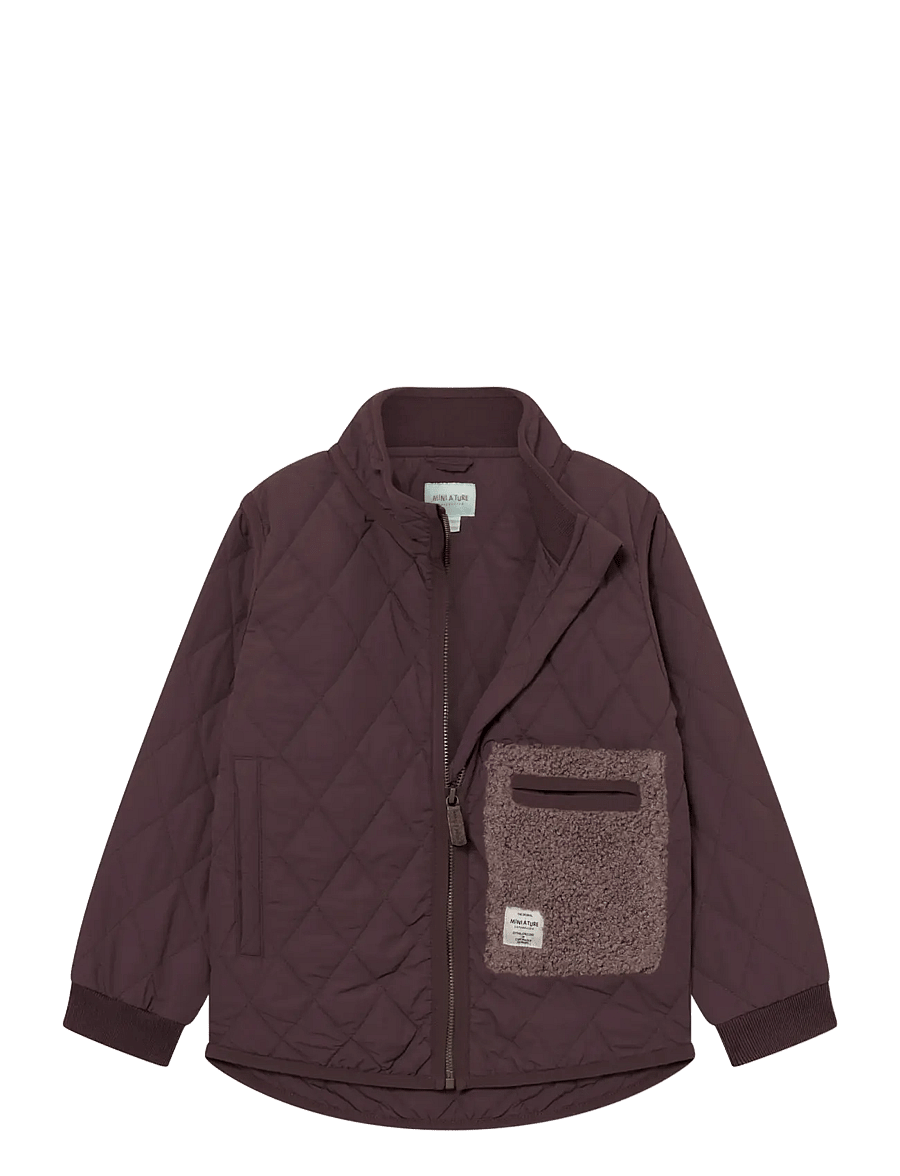 MINI A TURE - MATLOU thermo jacket. GRS - termojoped - fudge aubergine - 2