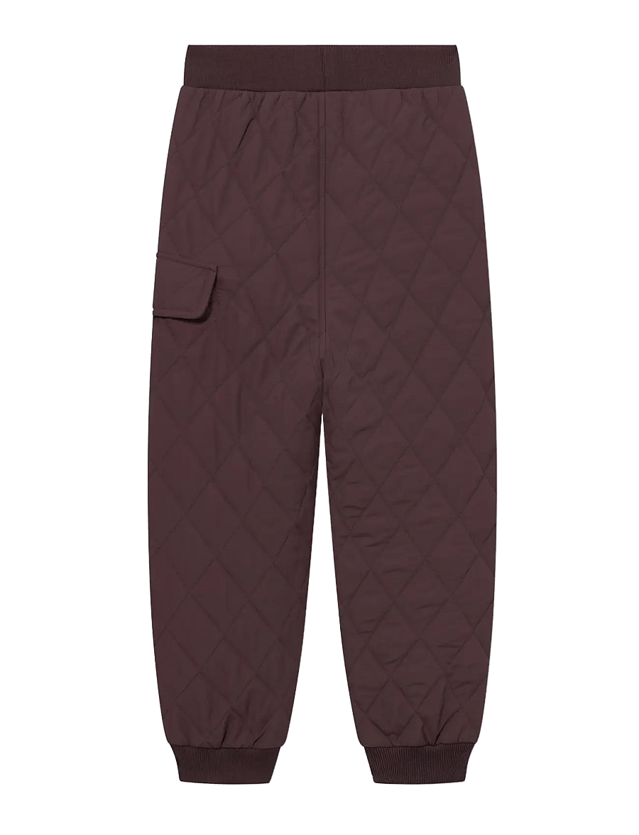 MINI A TURE - MATJAVA thermo pants. GRS - termopüksid - fudge aubergine - 1
