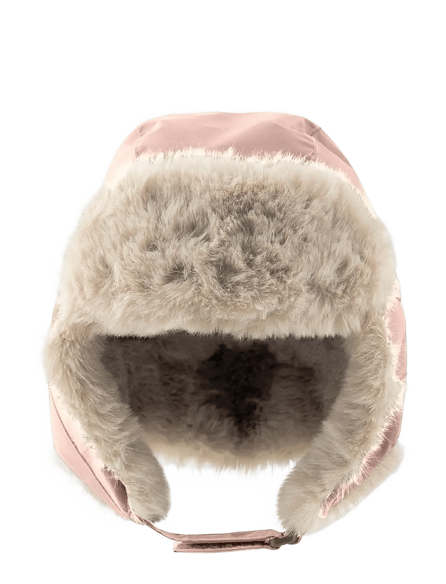 MINI A TURE - MATCRISTER teddy lined winter hood - winter hats - adobe rose - 0