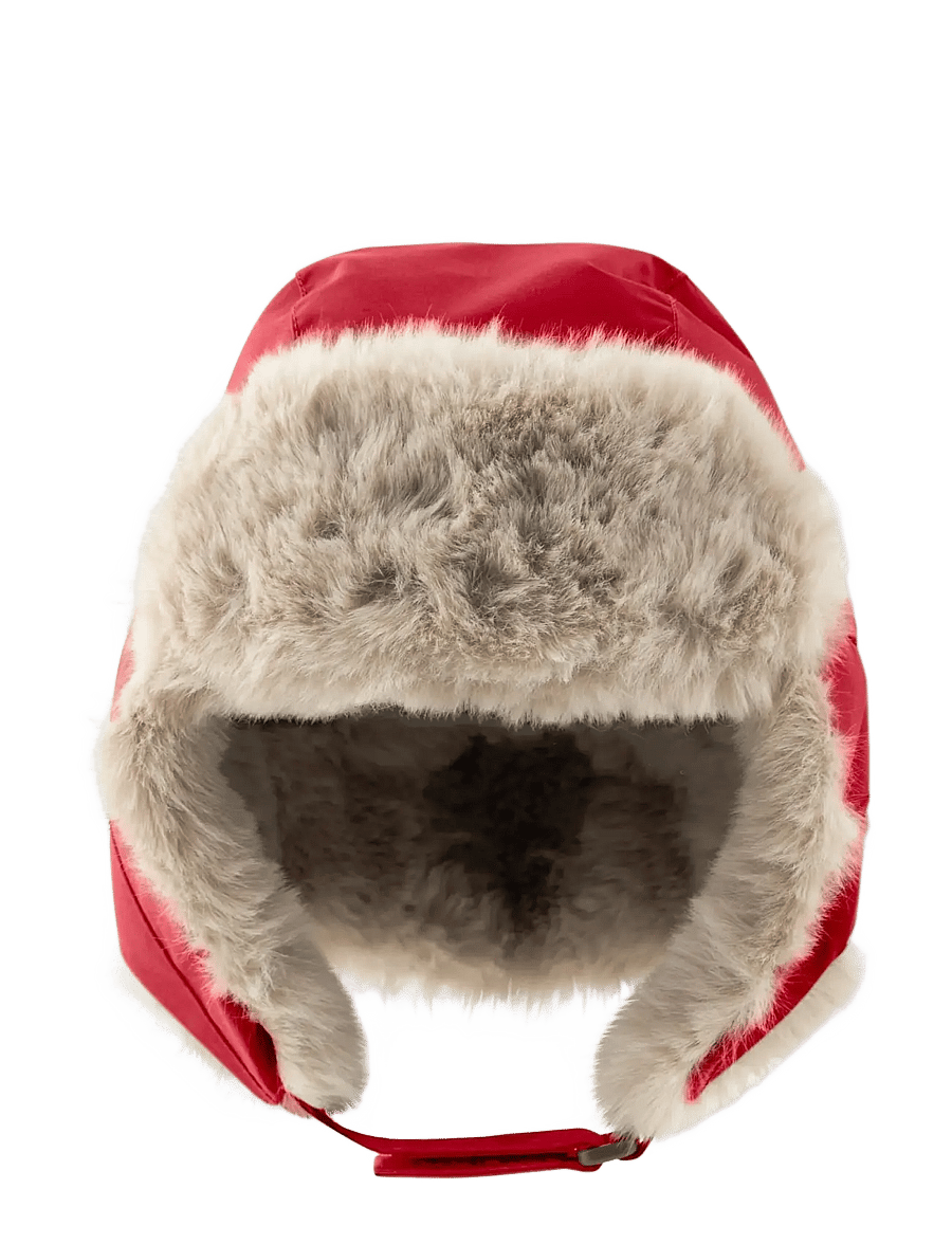 MINI A TURE - MATCRISTER teddy lined winter hood - vintermössor - chili pepper - 1