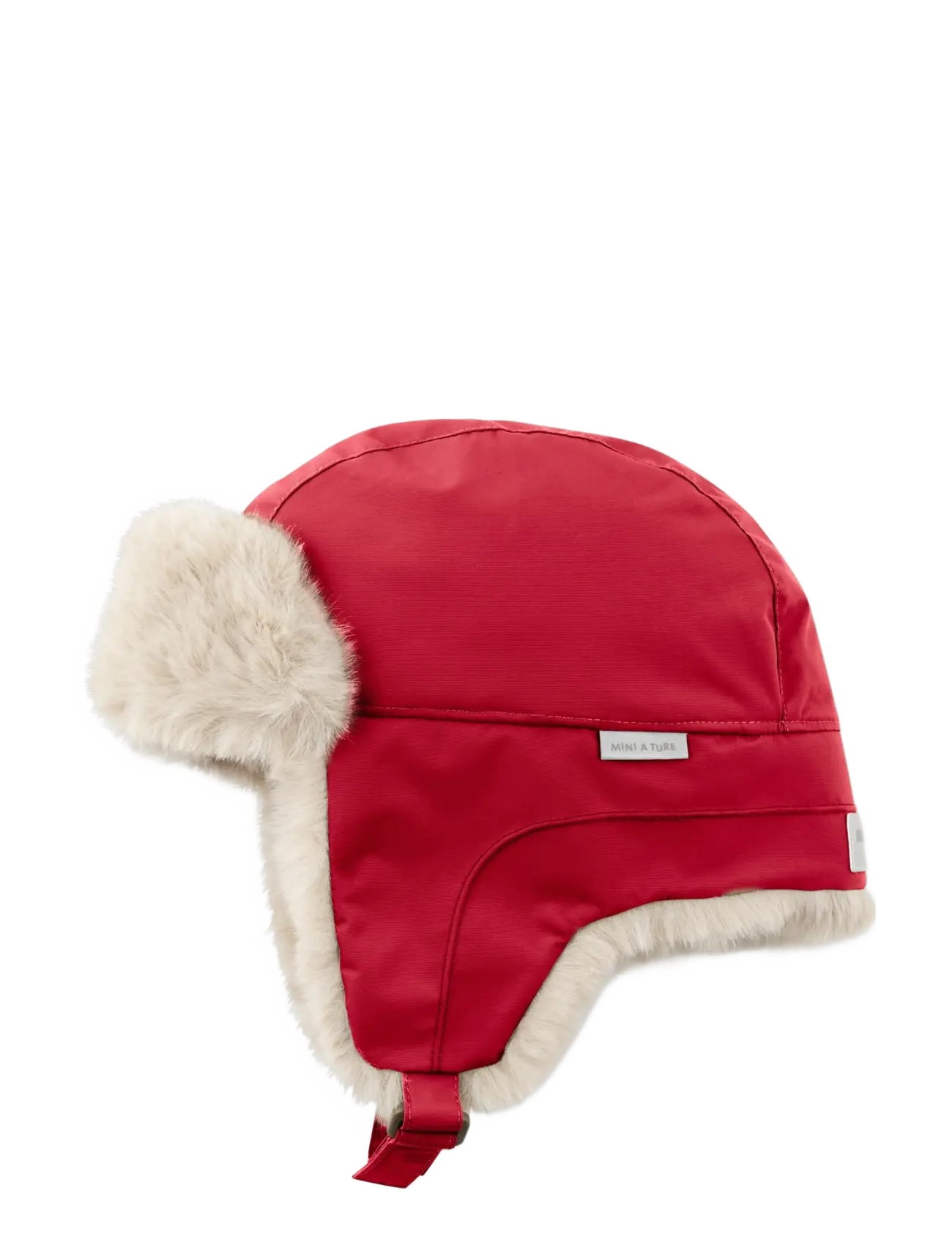 MINI A TURE - MATCRISTER teddy lined winter hood - vintermössor - chili pepper - 2