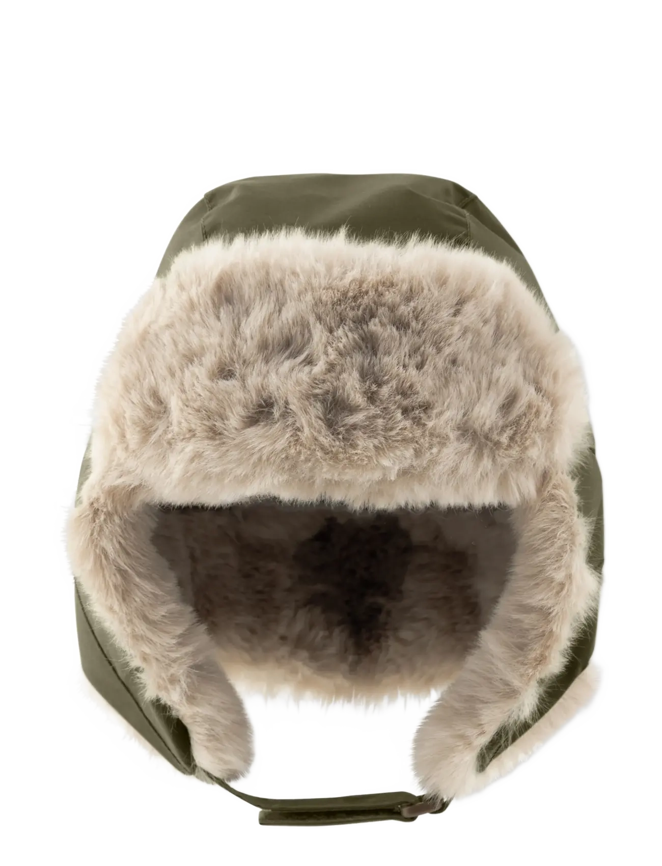 MINI A TURE MATCRISTER teddy lined winter hood - MINI A TURE - KALAMATA GREEN / khaki/green