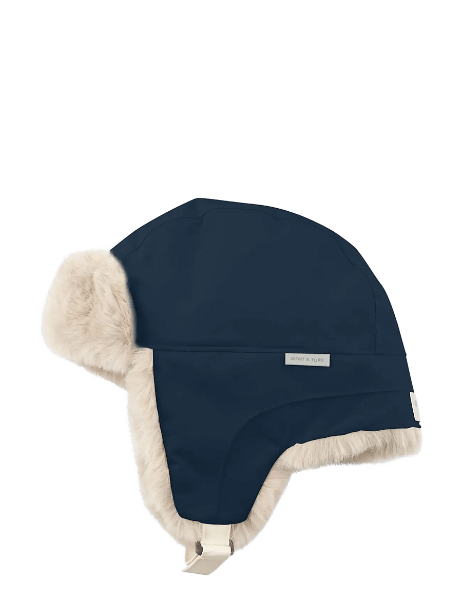 MINI A TURE - MATCRISTER teddy lined winter hood - vintermössor - outer space - 1
