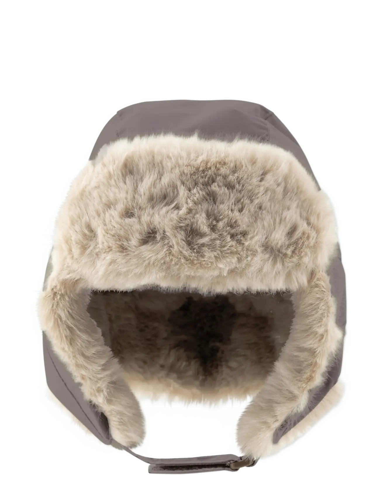 MINI A TURE - MATCRISTER teddy lined winter hood - vintermössor - plum kitten - 1