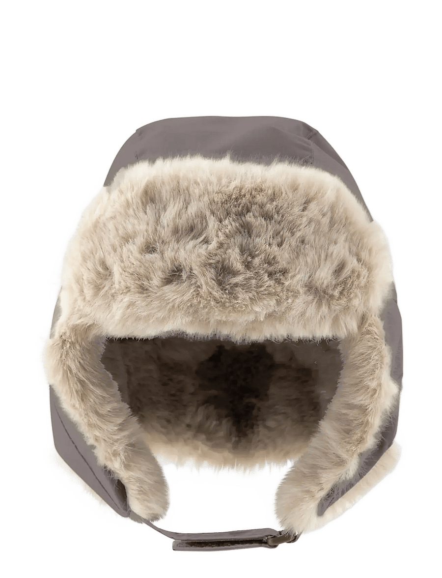 MINI A TURE - MATCRISTER teddy lined winter hood - vintermössor - plum kitten - 1