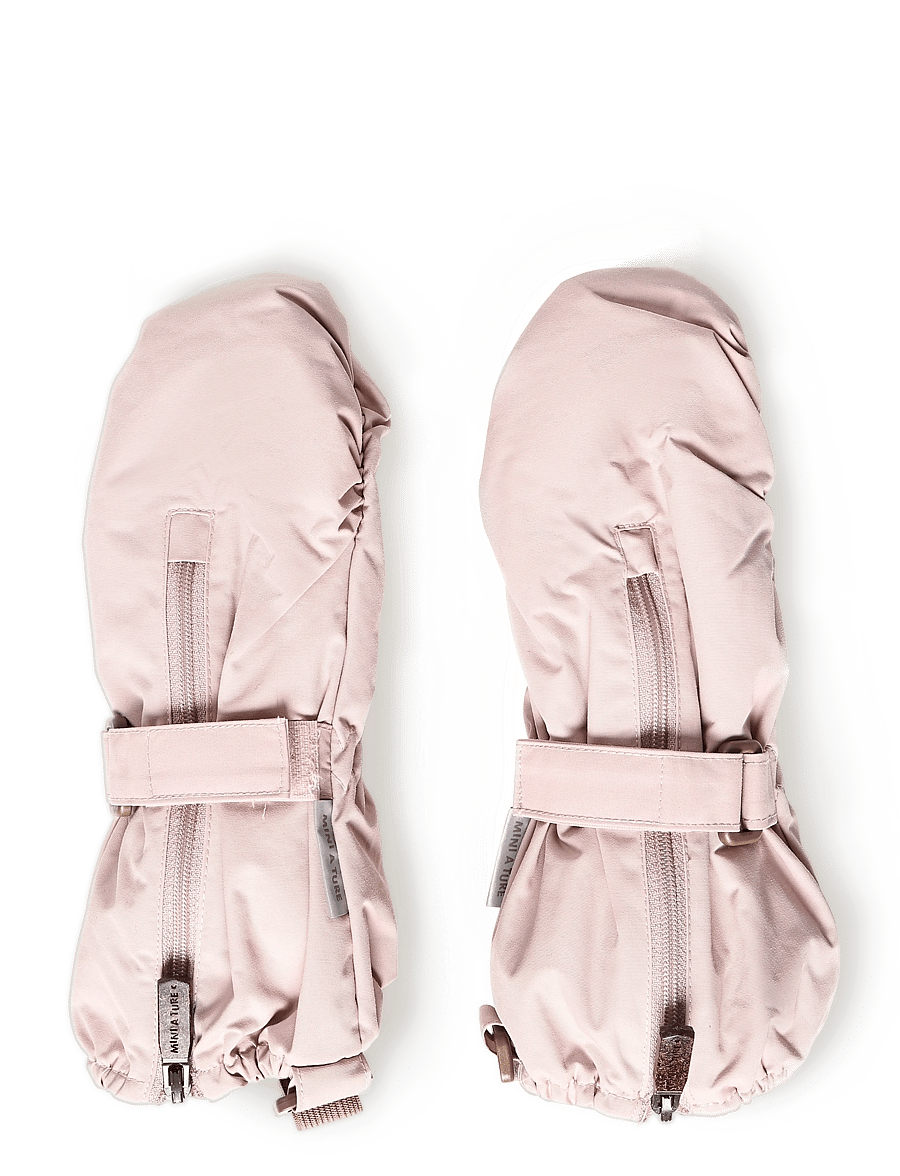 MINI A TURE - MATCESAR fleece lined mittens - handschuhe - adobe rose - 0