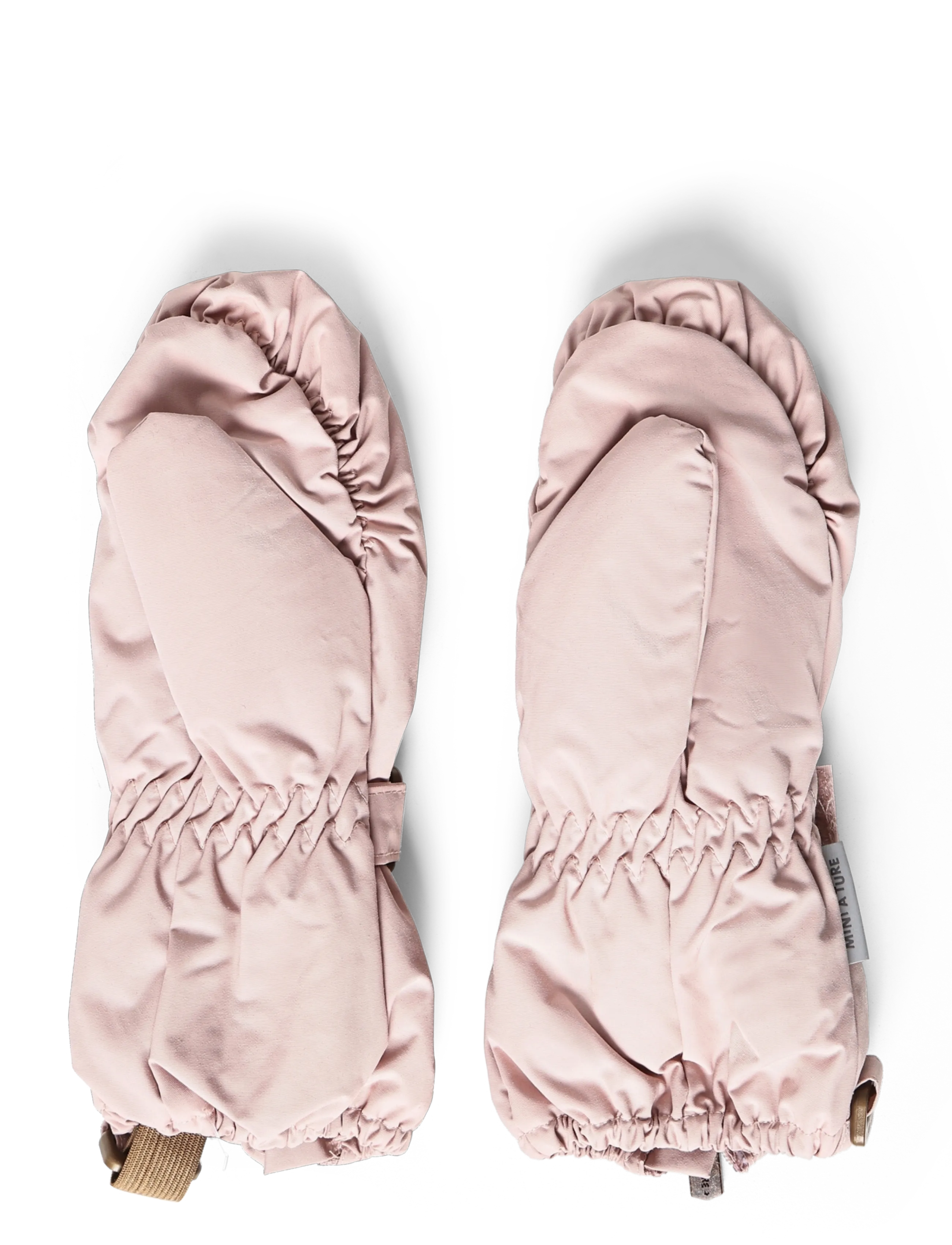 MINI A TURE - MATCESAR fleece lined mittens - handskar - adobe rose - 1
