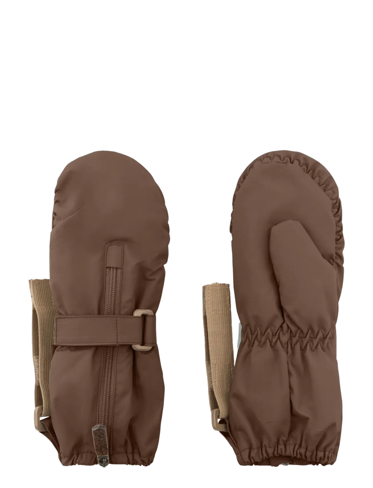 MINI A TURE MATCESAR fleece lined mittens - Accessories - CHESTNUT BROWN / brown