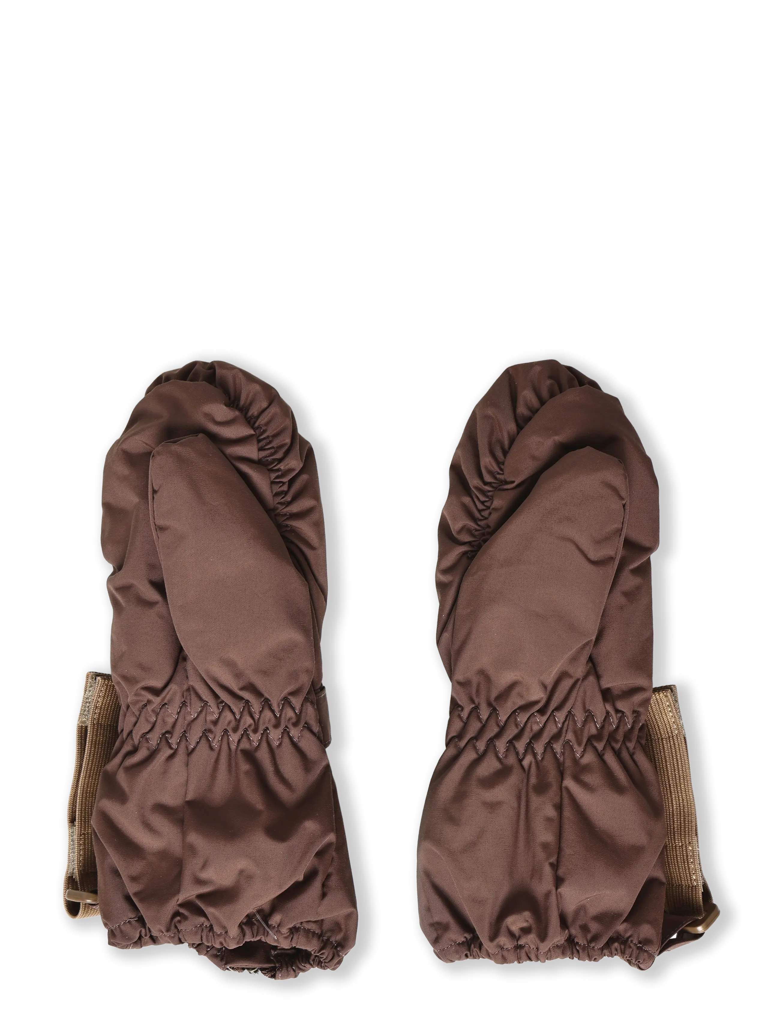 MINI A TURE - MATCESAR fleece lined mittens - handschuhe - chestnut brown - 1