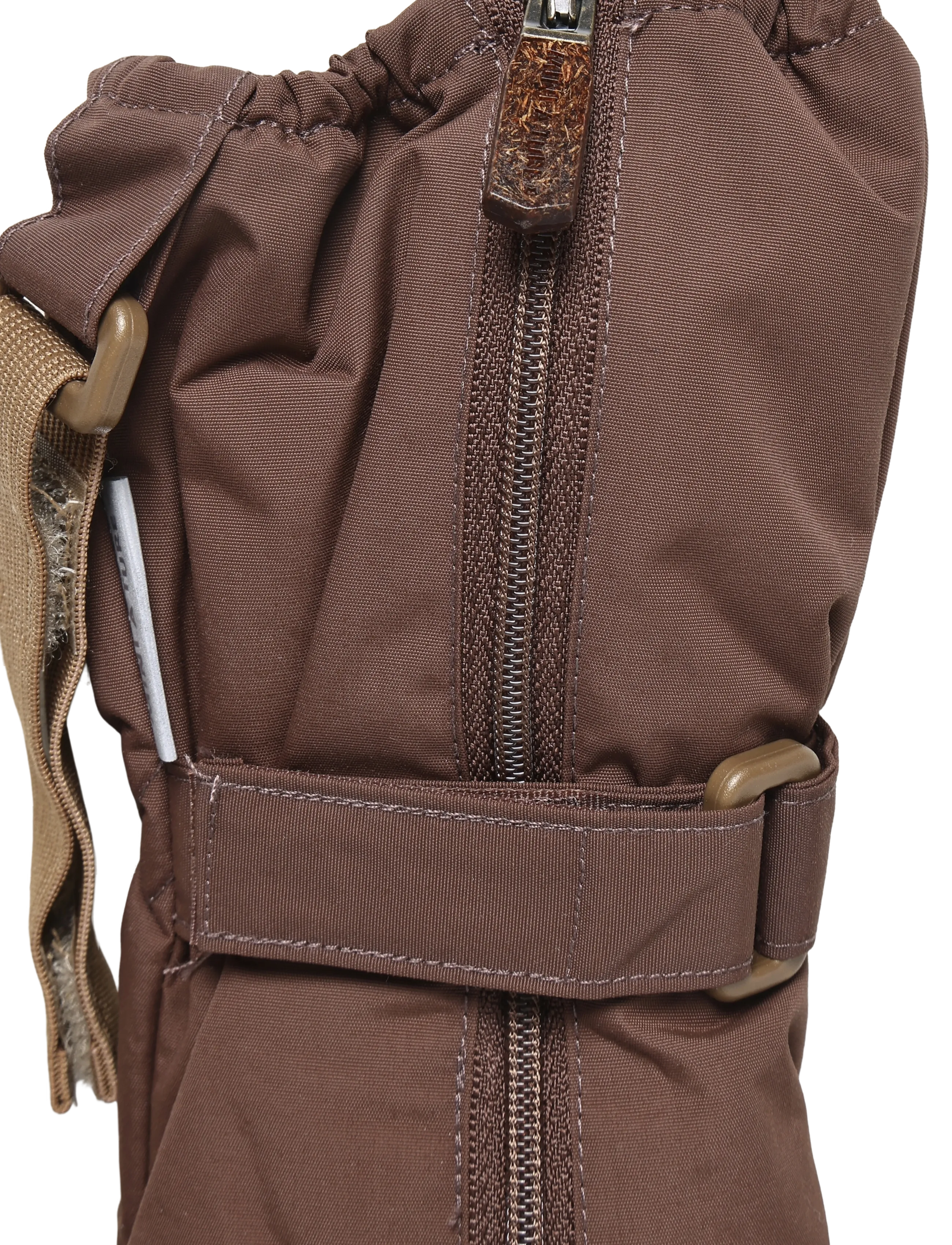 MINI A TURE - MATCESAR fleece lined mittens - handschuhe - chestnut brown - 2