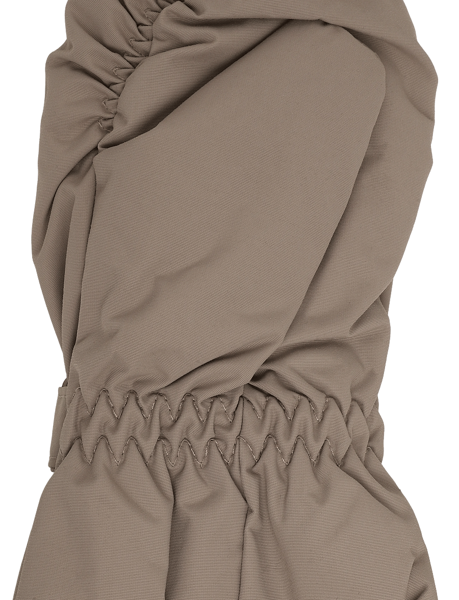 MINI A TURE - MATCESAR fleece lined mittens - handschuhe - grey brown - 4