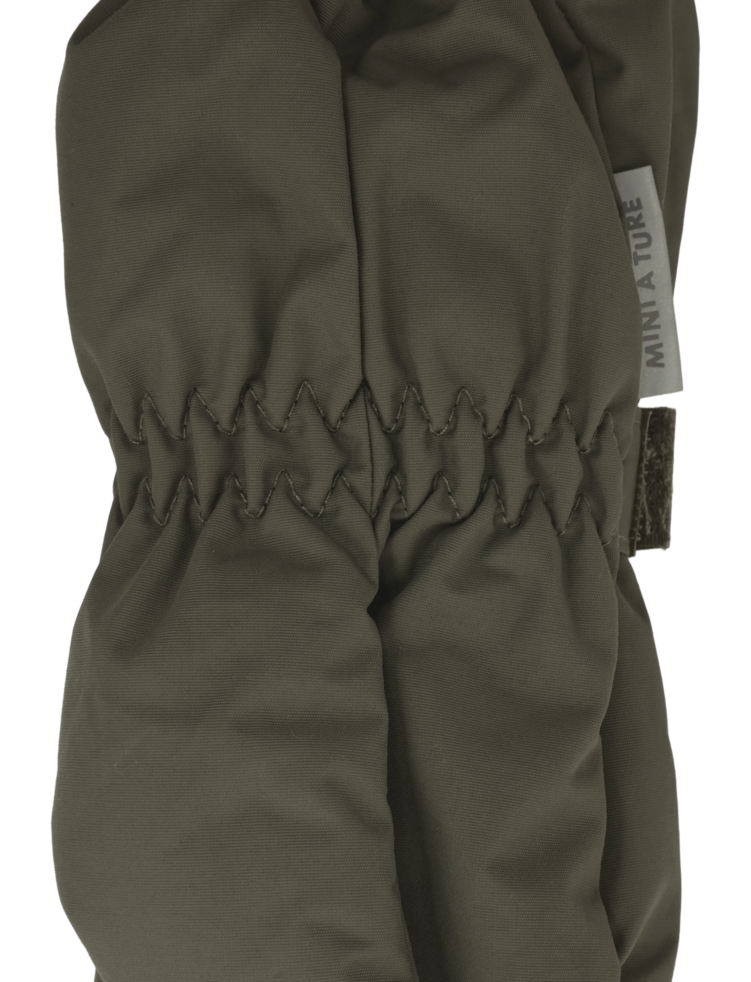 MINI A TURE - MATCESAR fleece lined mittens - handskar - kalamata green - 2