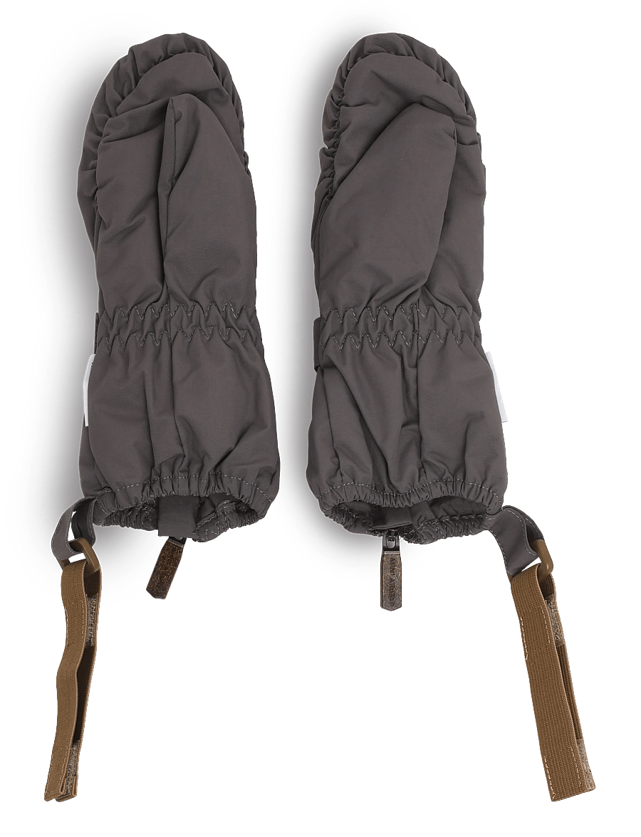 MINI A TURE - MATCESAR fleece lined mittens - handschuhe - plum kitten - 1