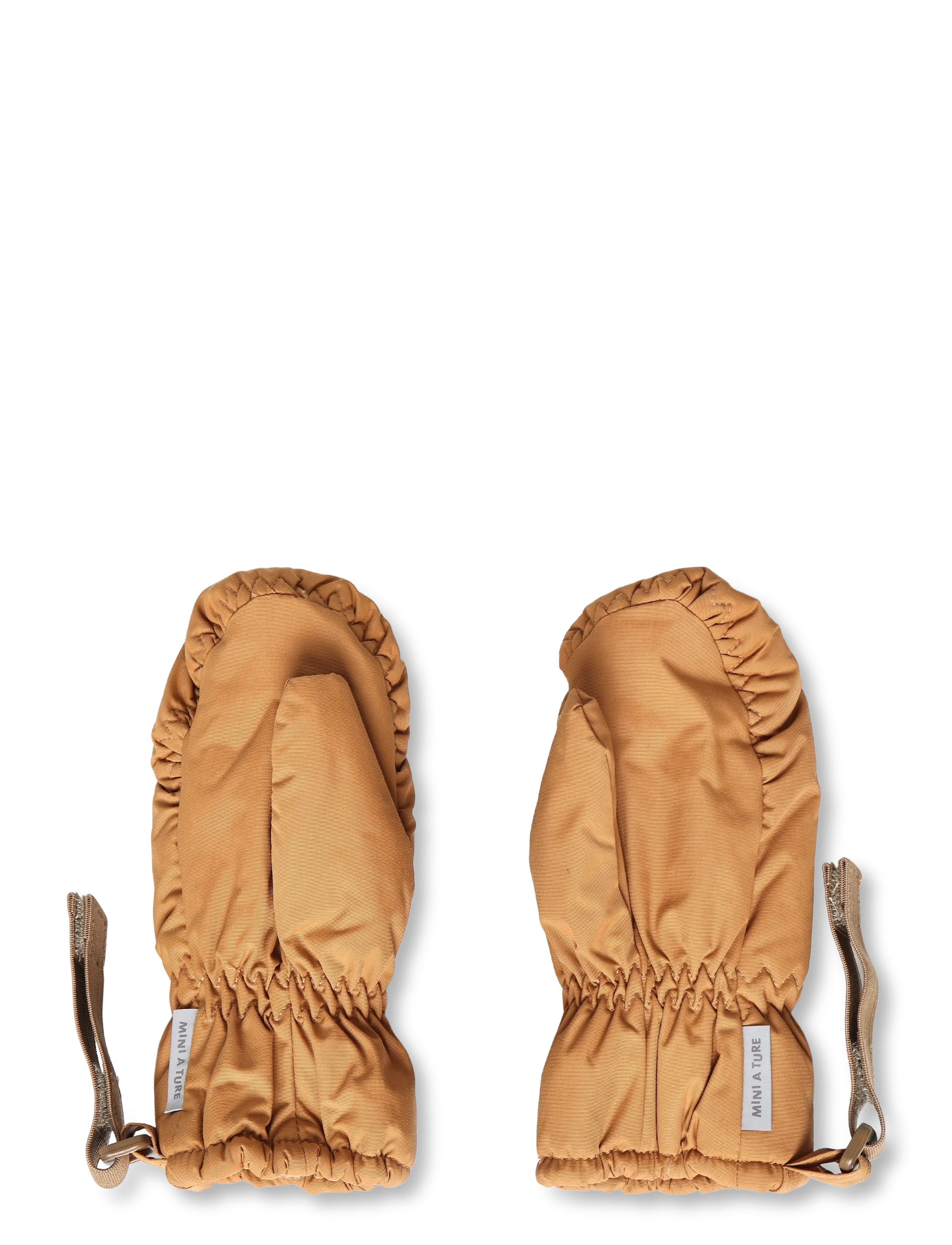 MINI A TURE - MATCORDT fleece lined mittens - handskar - brown sugar - 2