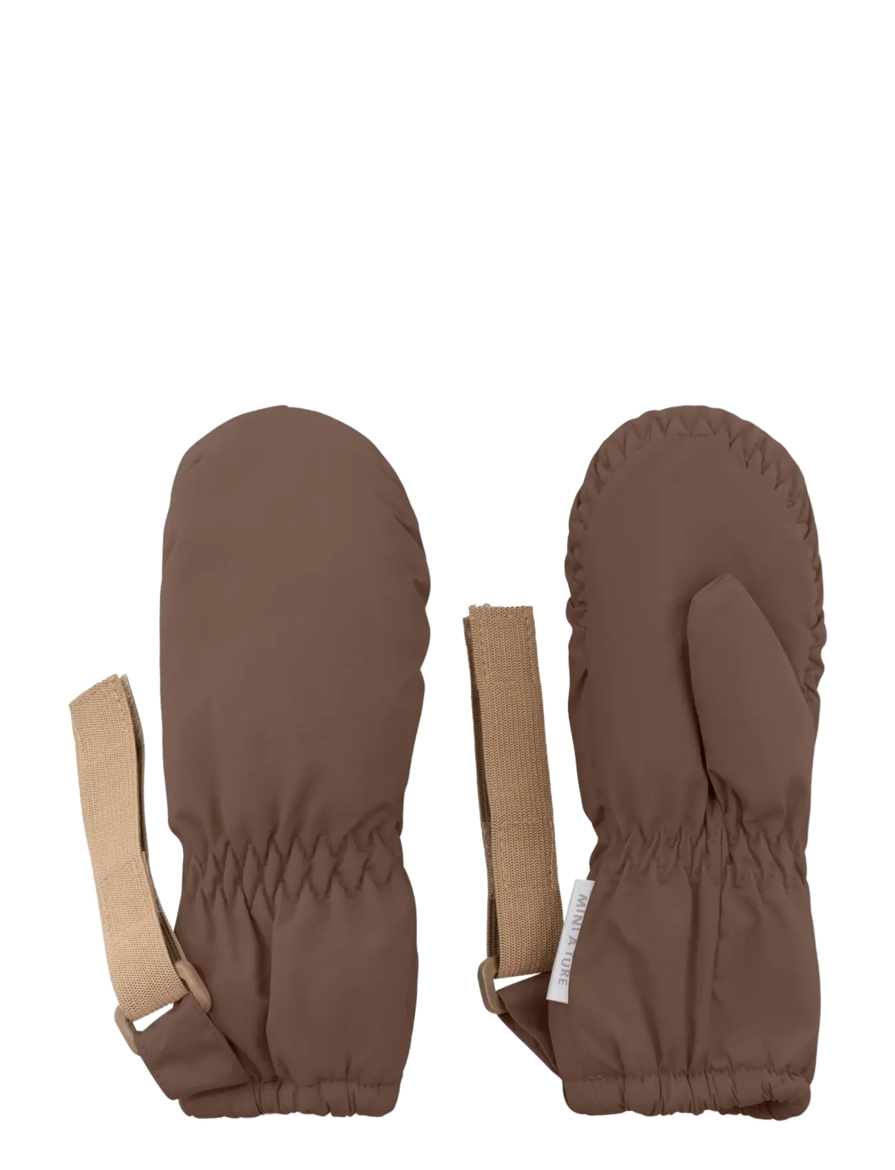 MINI A TURE MATCORDT fleece lined mittens - Accessories - CHESTNUT BROWN / brown