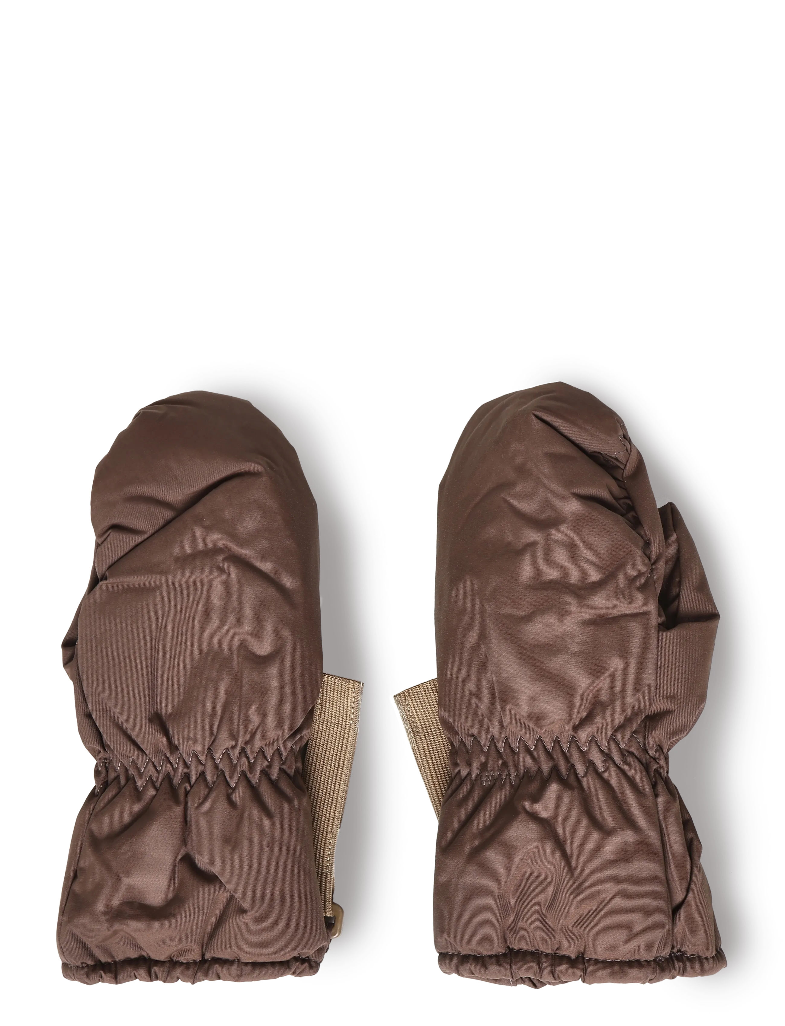 MINI A TURE MATCORDT fleece lined mittens - Tilbehør - CHESTNUT BROWN / brown