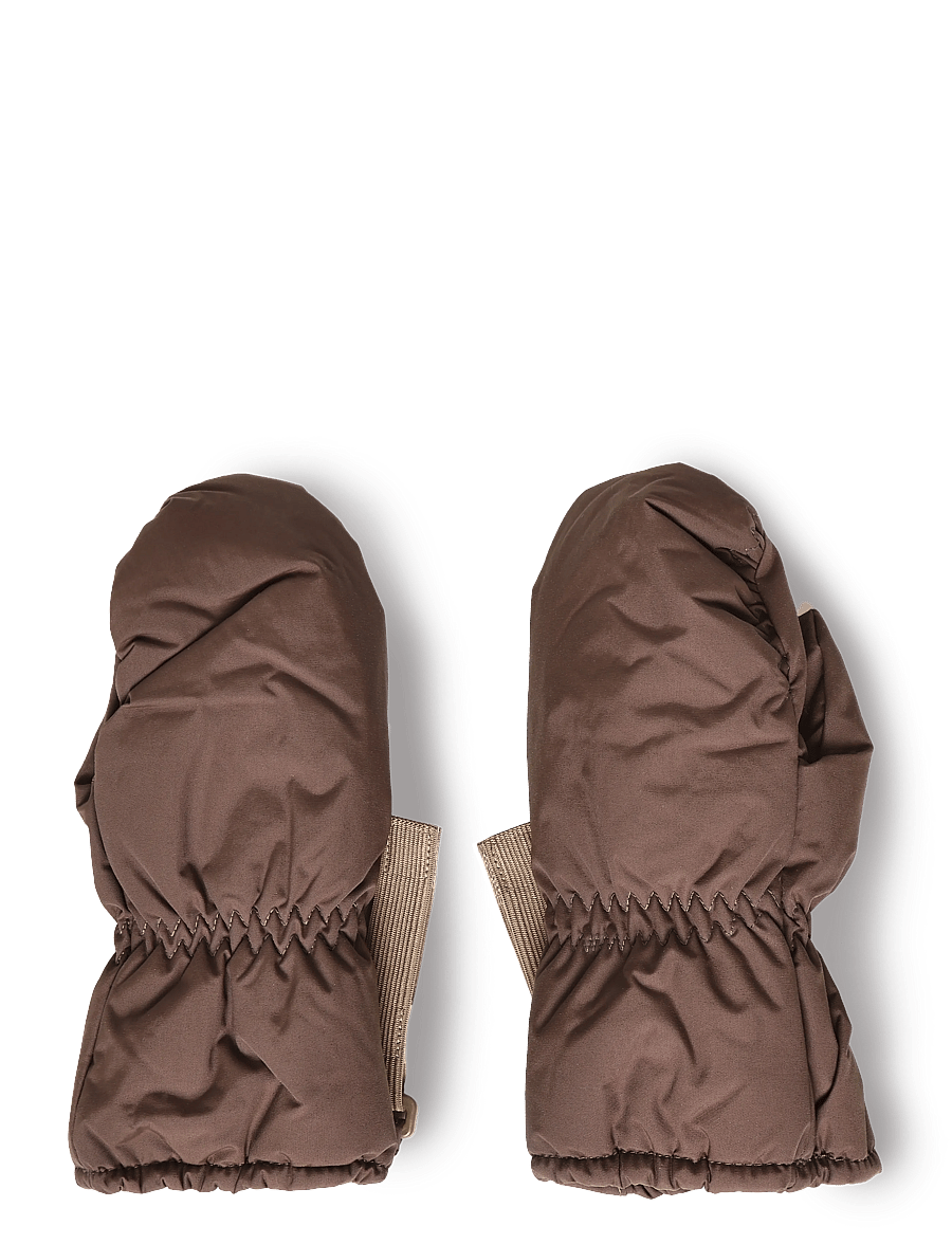 MINI A TURE - MATCORDT fleece lined mittens - gloves - chestnut brown - 0