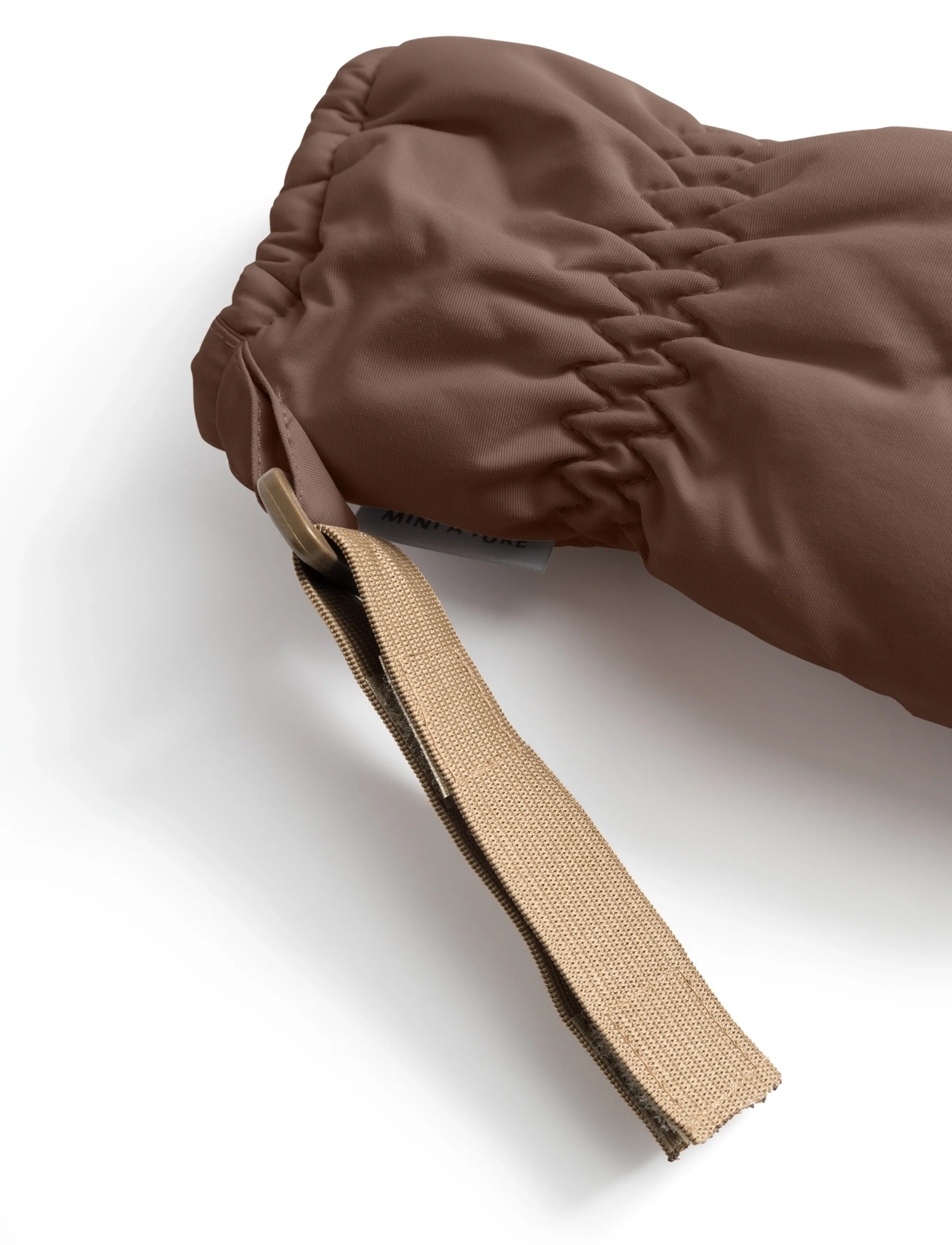 MINI A TURE - MATCORDT fleece lined mittens - gloves - chestnut brown - 2