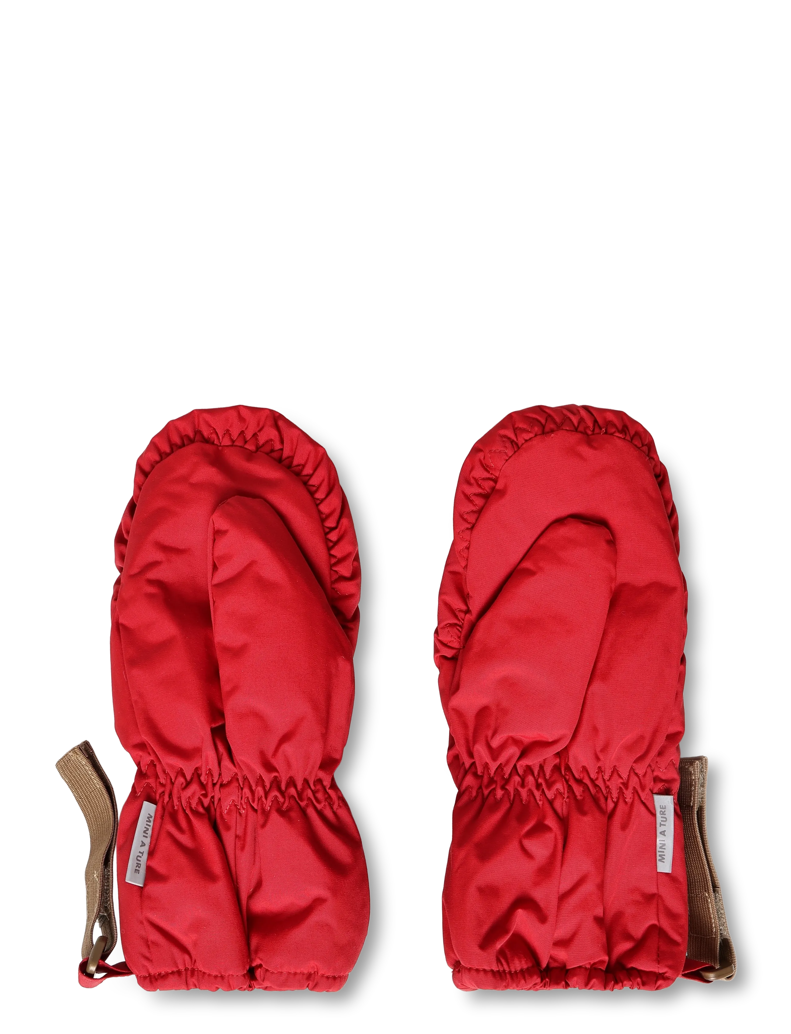 MINI A TURE - MATCORDT fleece lined mittens - handskar - chili pepper - 2