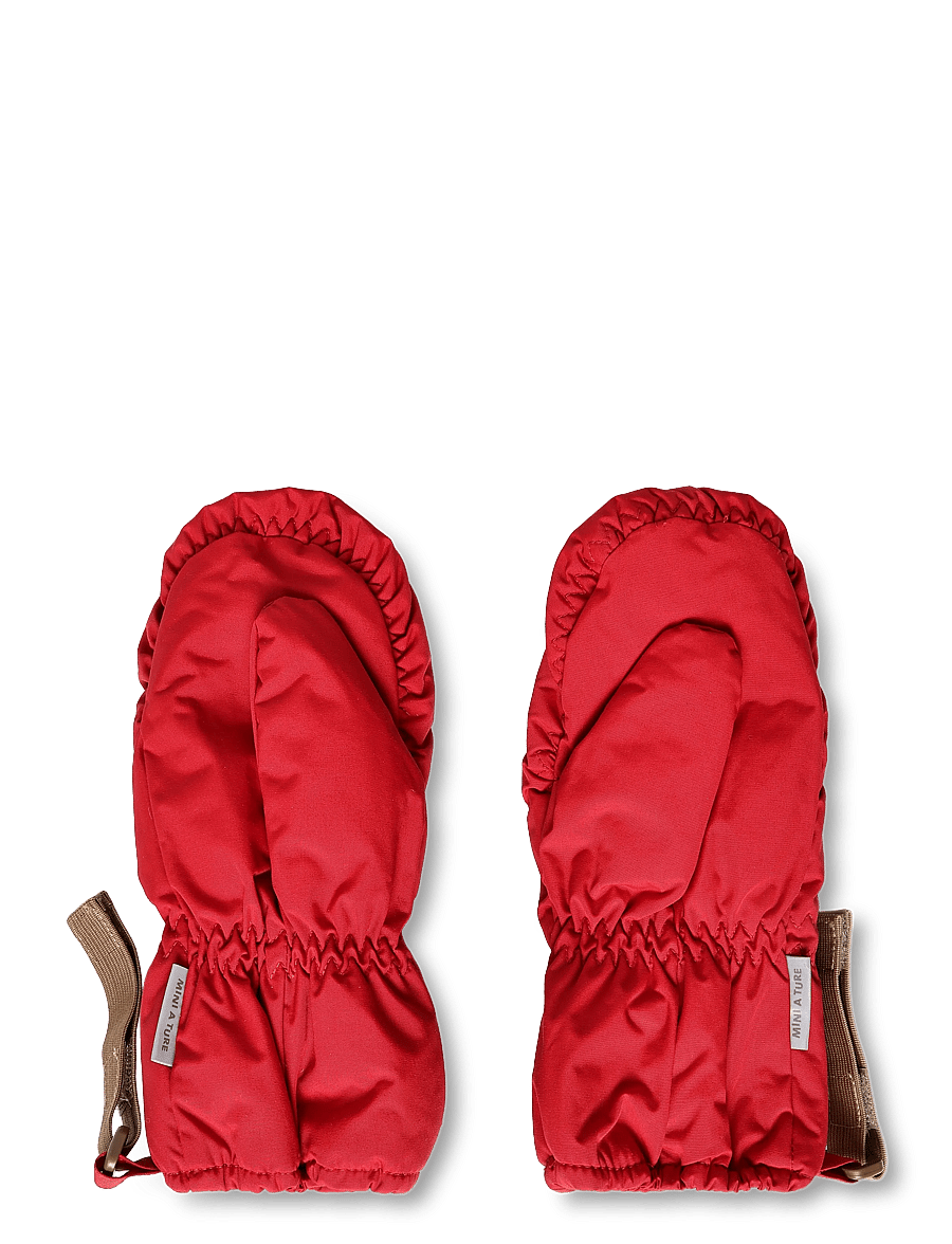 MINI A TURE - MATCORDT fleece lined mittens - handskar - chili pepper - 2
