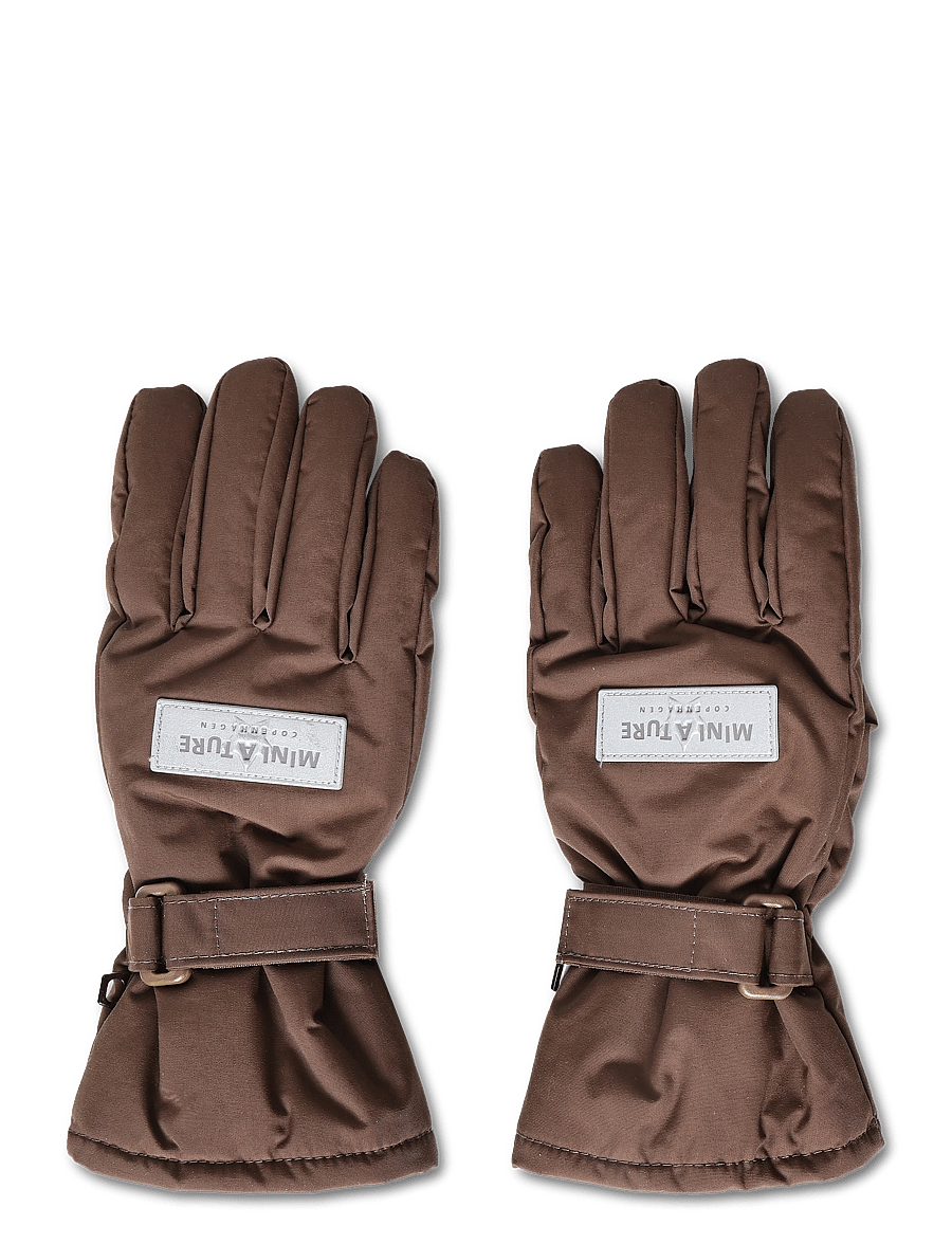 MINI A TURE - MATCELIO gloves - handskar - chestnut brown - 0
