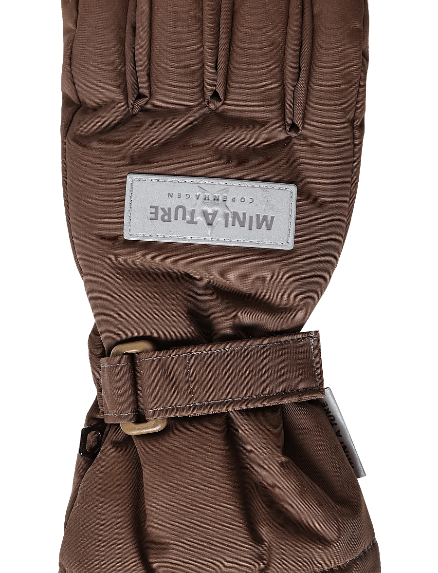 MINI A TURE - MATCELIO gloves - handskar - chestnut brown - 2