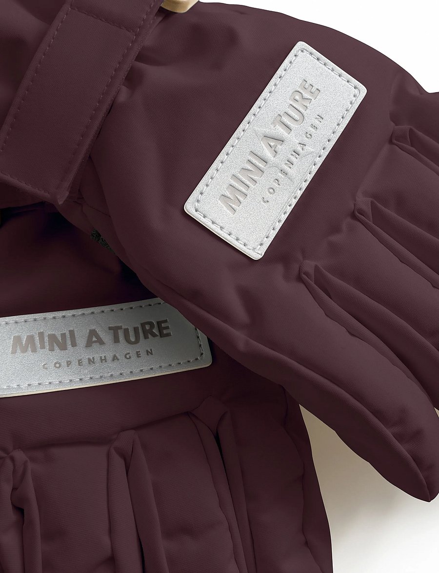 MINI A TURE - MATCELIO gloves - gloves - fudge aubergine - 2