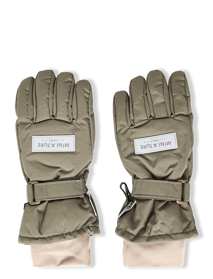 MINI A TURE - MATCELIO gloves - handskar - kalamata green - 0