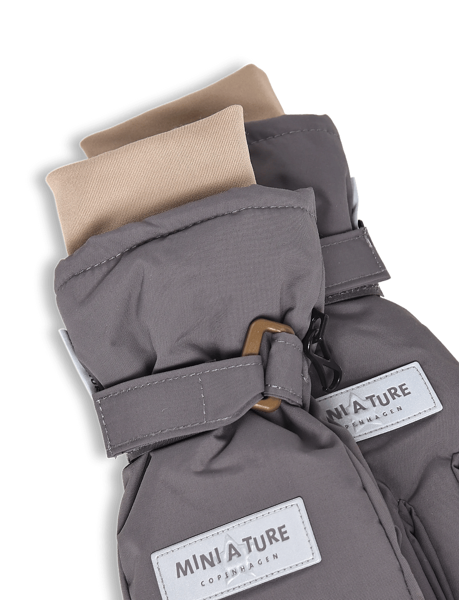 MINI A TURE - MATCELIO gloves - pirštinės - plum kitten - 3