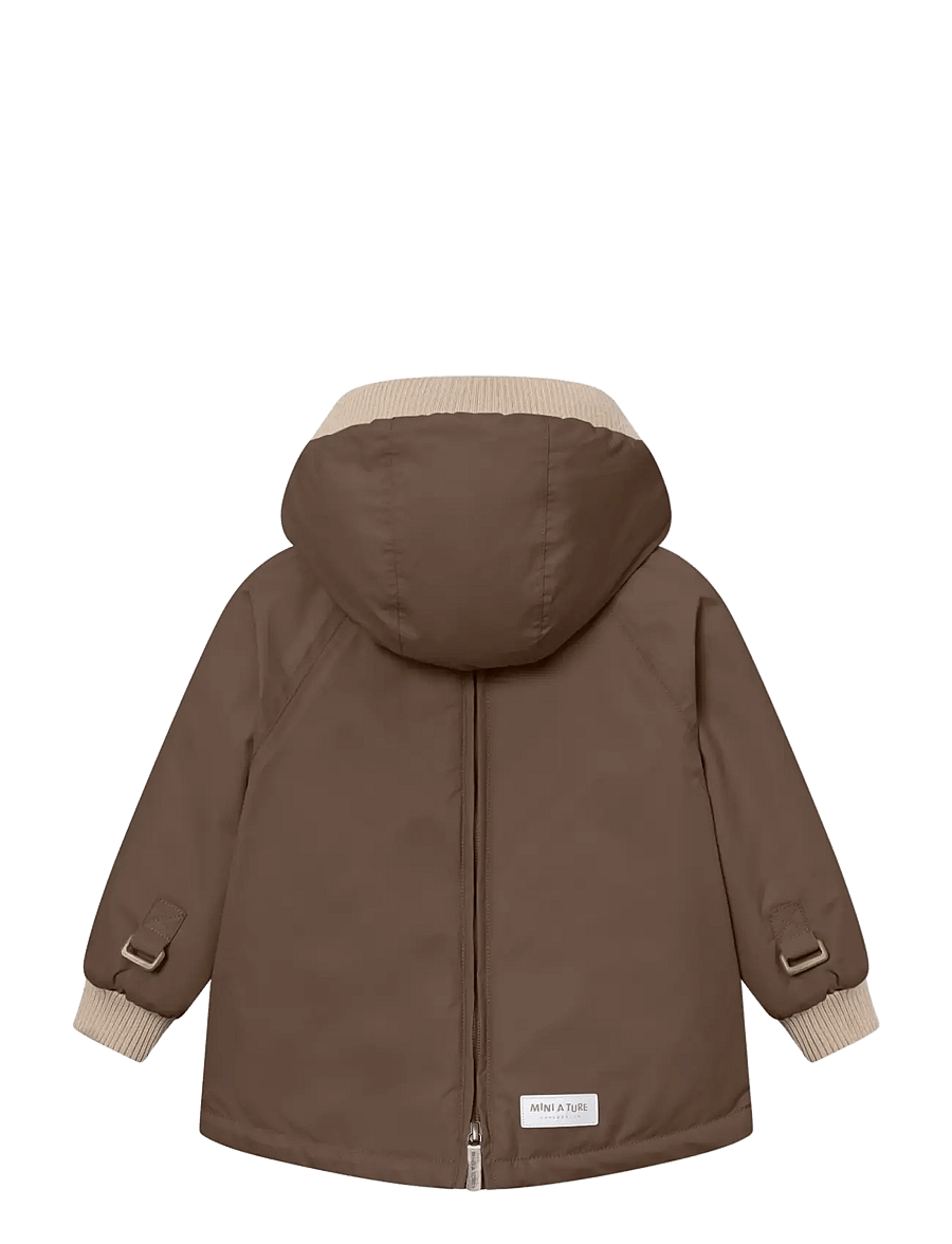 MINI A TURE - MATBABYWEN fleece lined winter anorak. GRS - anoraker - chestnut brown - 1