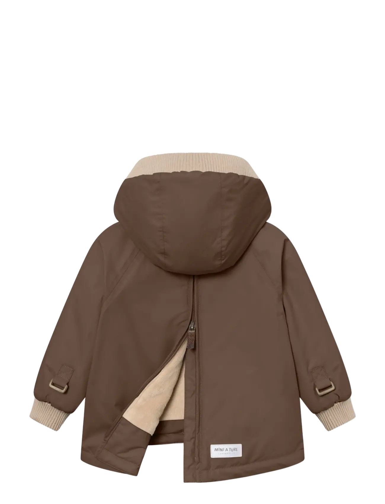 MINI A TURE - MATBABYWEN fleece lined winter anorak. GRS - anoraker - chestnut brown - 2