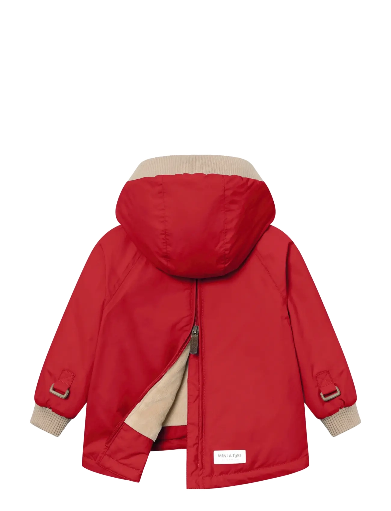 MINI A TURE - MATBABYWEN fleece lined winter anorak. GRS - anoraks - chili pepper - 2