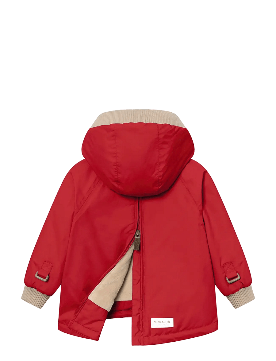 MINI A TURE - MATBABYWEN fleece lined winter anorak. GRS - anoraks - chili pepper - 2