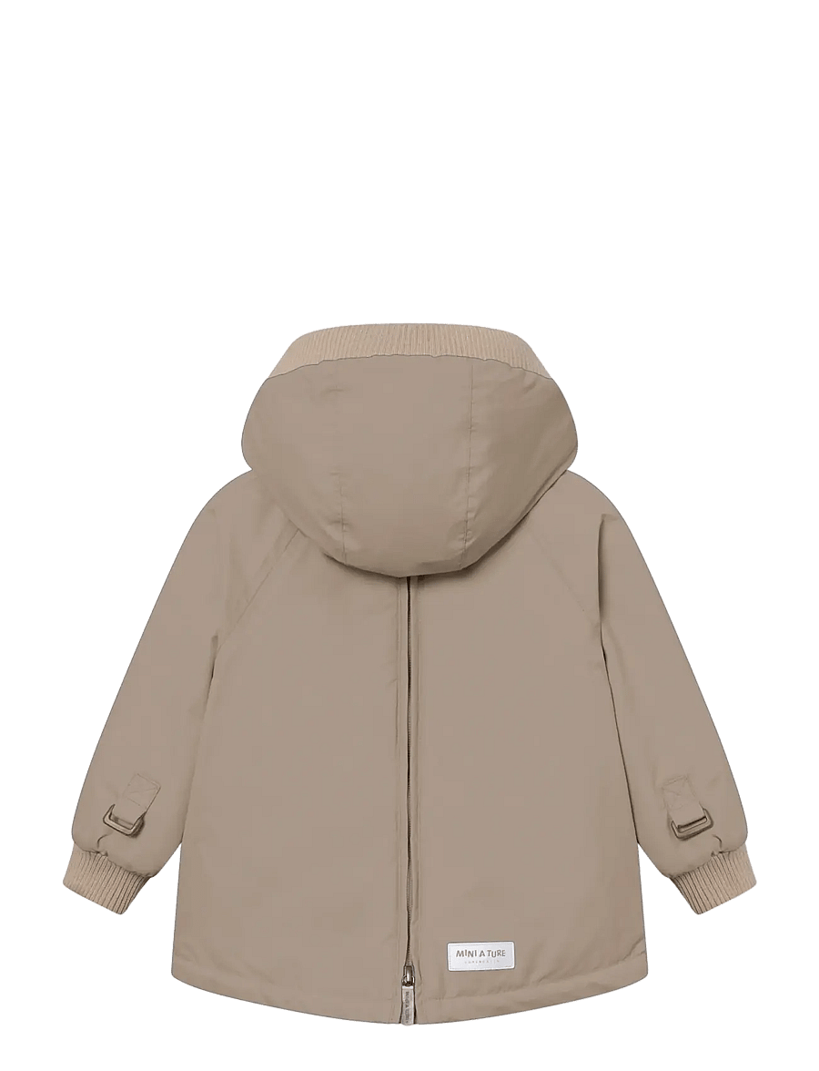 MINI A TURE - MATBABYWEN fleece lined winter anorak. GRS - anoraks - grey brown - 1