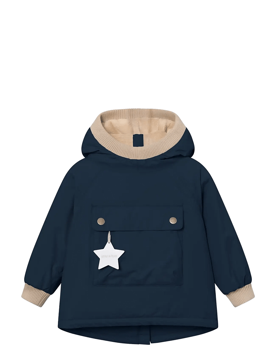 MINI A TURE - MATBABYWEN fleece lined winter anorak. GRS - anoraks - outer space - 0