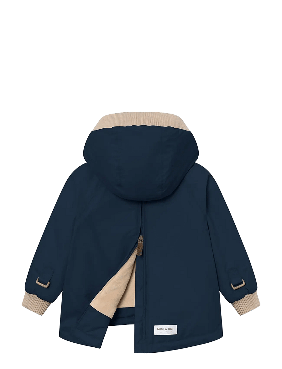 MINI A TURE - MATBABYWEN fleece lined winter anorak. GRS - anoraks - outer space - 2