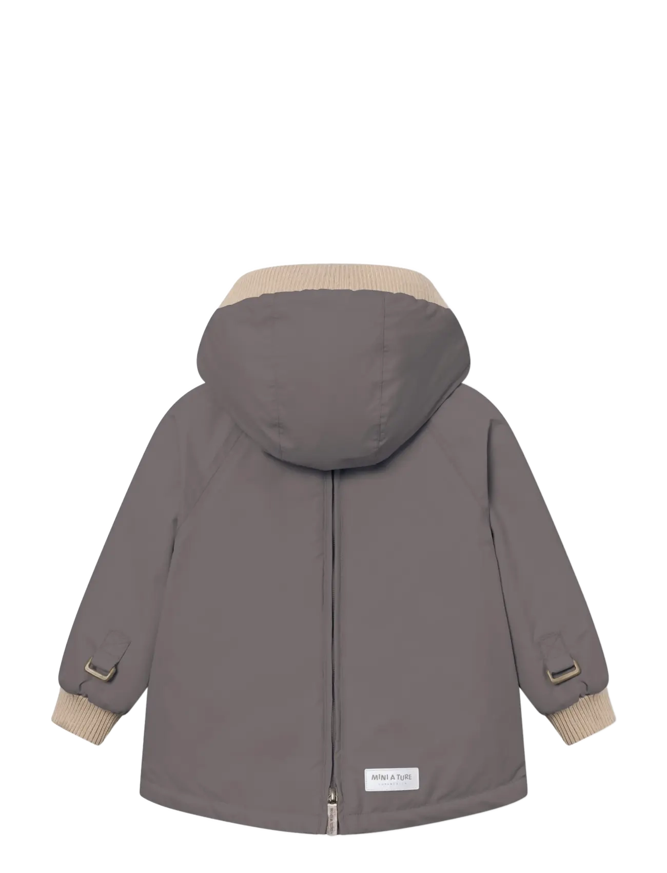 MINI A TURE - MATBABYWEN fleece lined winter anorak. GRS - anoraks - plum kitten - 1