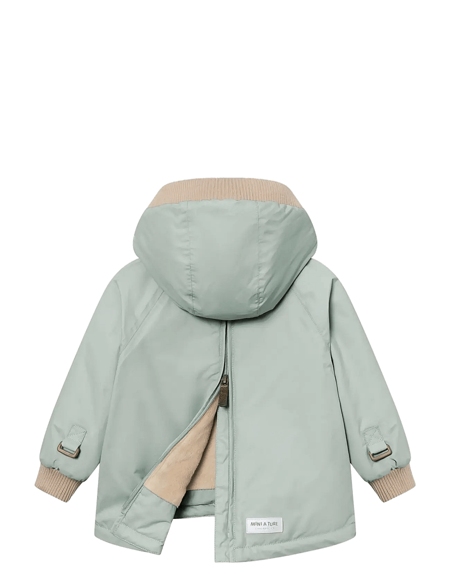 MINI A TURE - MATBABYWEN fleece lined winter anorak. GRS - anoraks - slate gray - 2